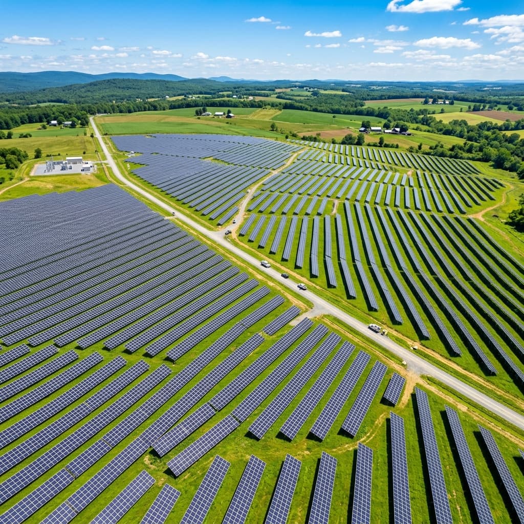 Solar farm installation